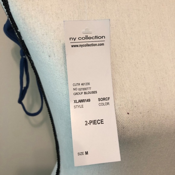 NY Collection two piece womens top - Picture 8 of 8